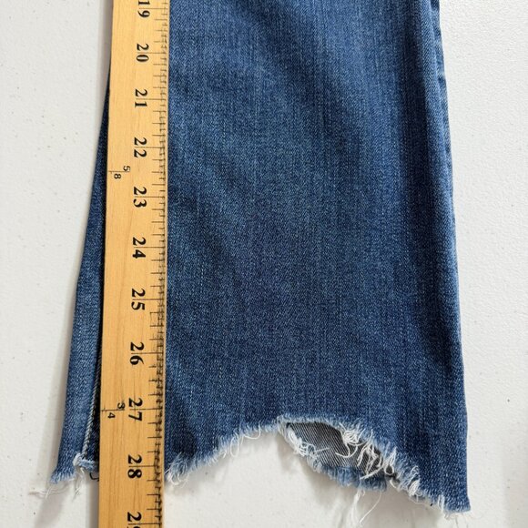rag & bone Nina High-Rise Ankle Flare Jeans Women’s Size 25 Raw Hem - Picture 12 of 13